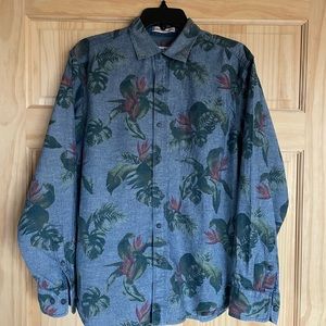 Tommy Bahama Denim with Floral Button Down Shirt